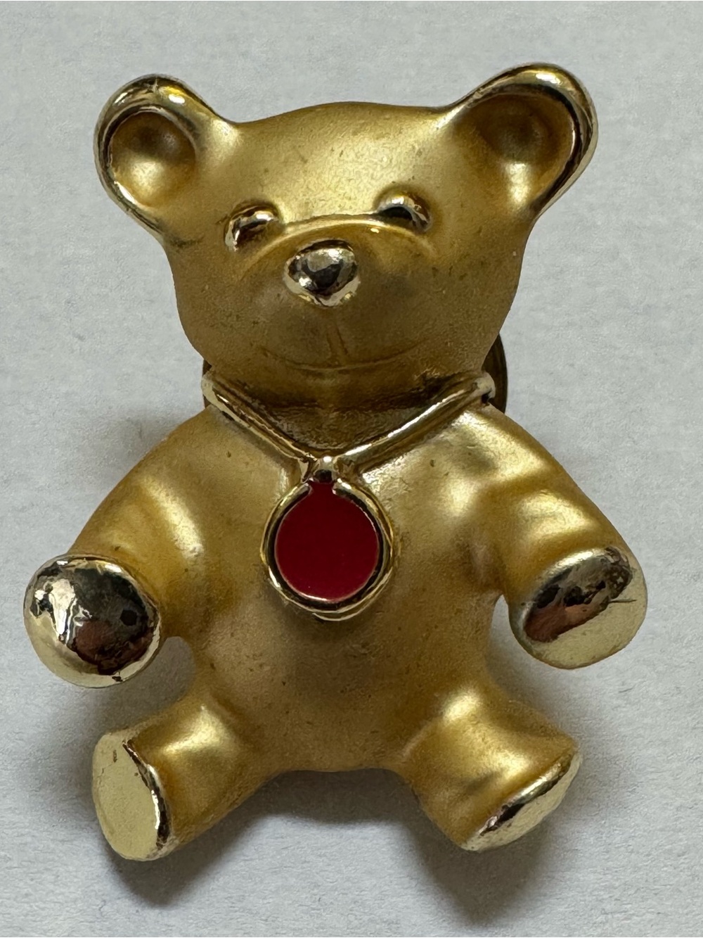 Gigi Giusti Gold Tone Teddy Bear Pin